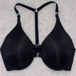 Fredrick’s of Hollywood Racerback Snap Front Bra 32DD